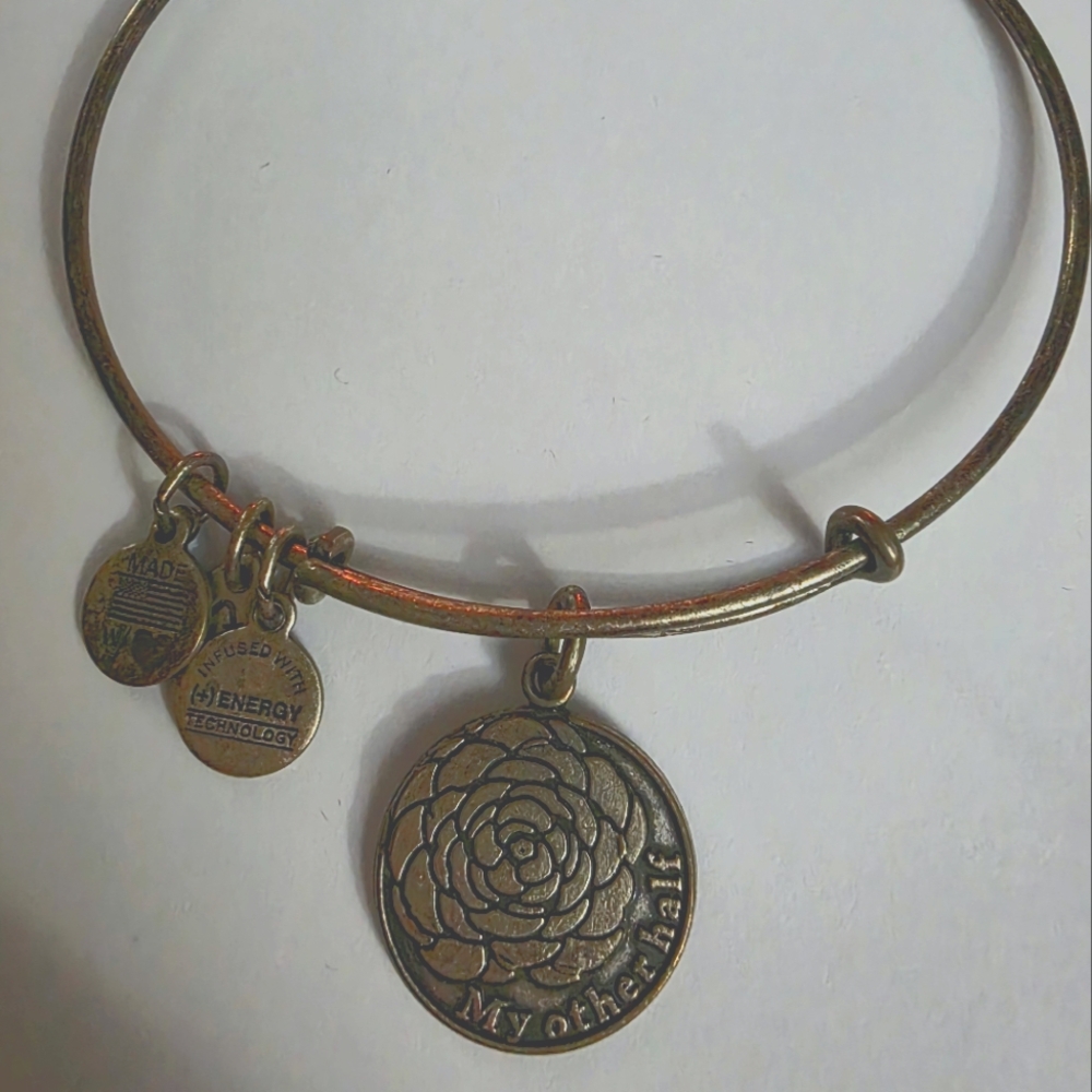 Alex & Ani My Other Half Charm Bangle